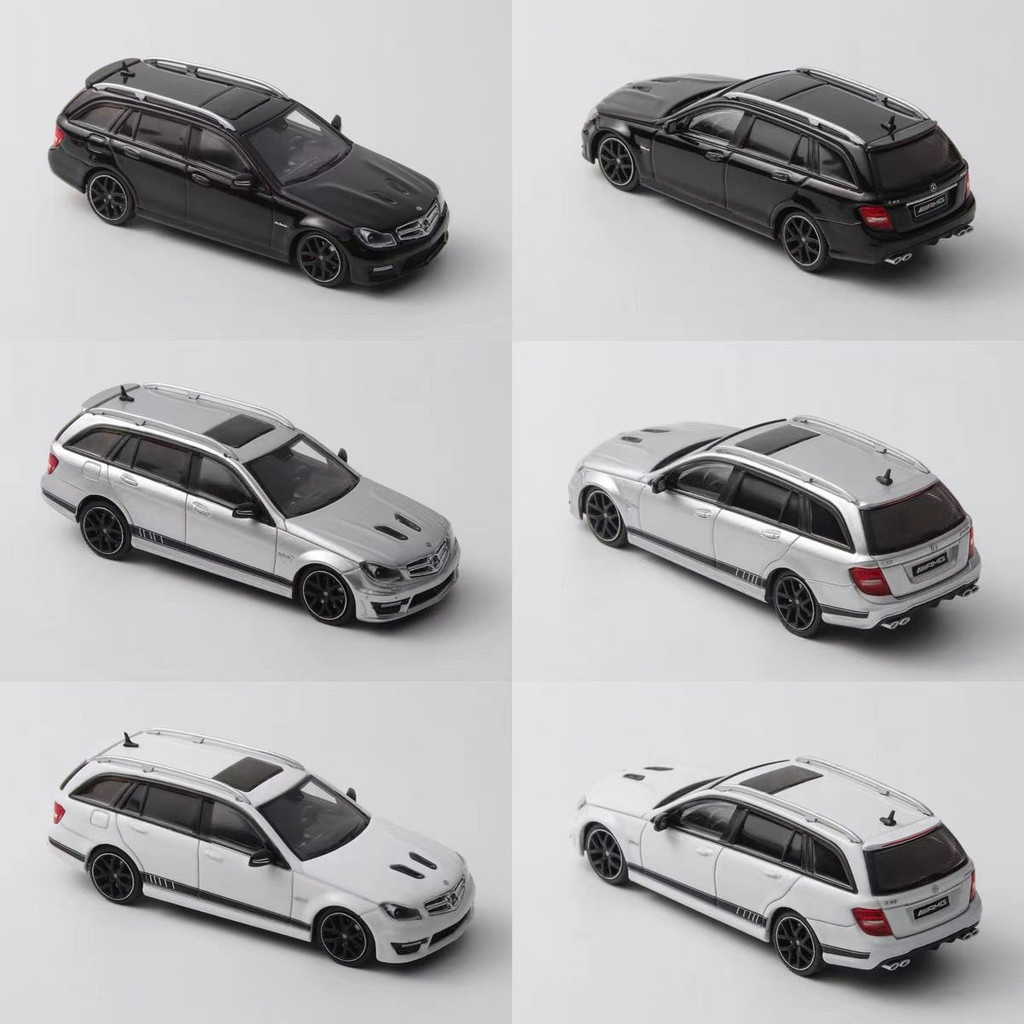 เปลวไฟ 1:64  C63 AMG Edition 507 合金汽车