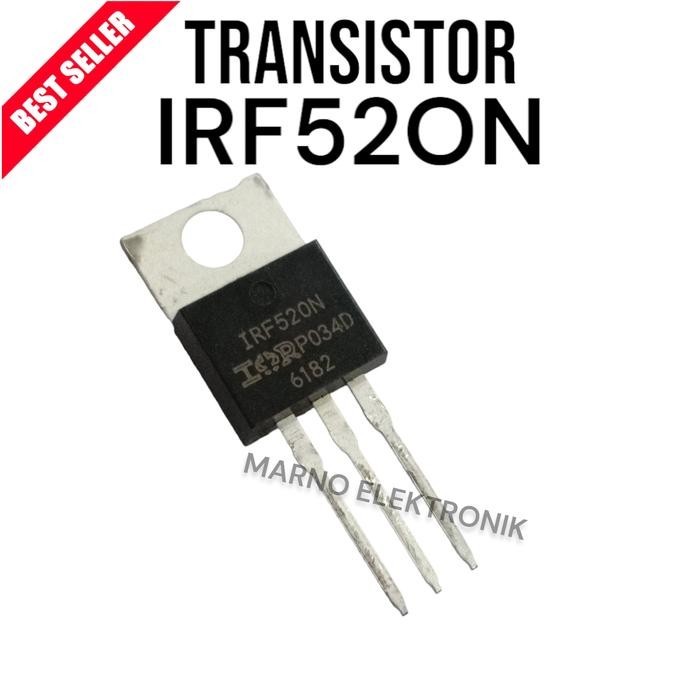 ชิ้นส่วนทรานซิสเตอร์ IRF 520N IRF520N IRF-520N ดั้งเดิม