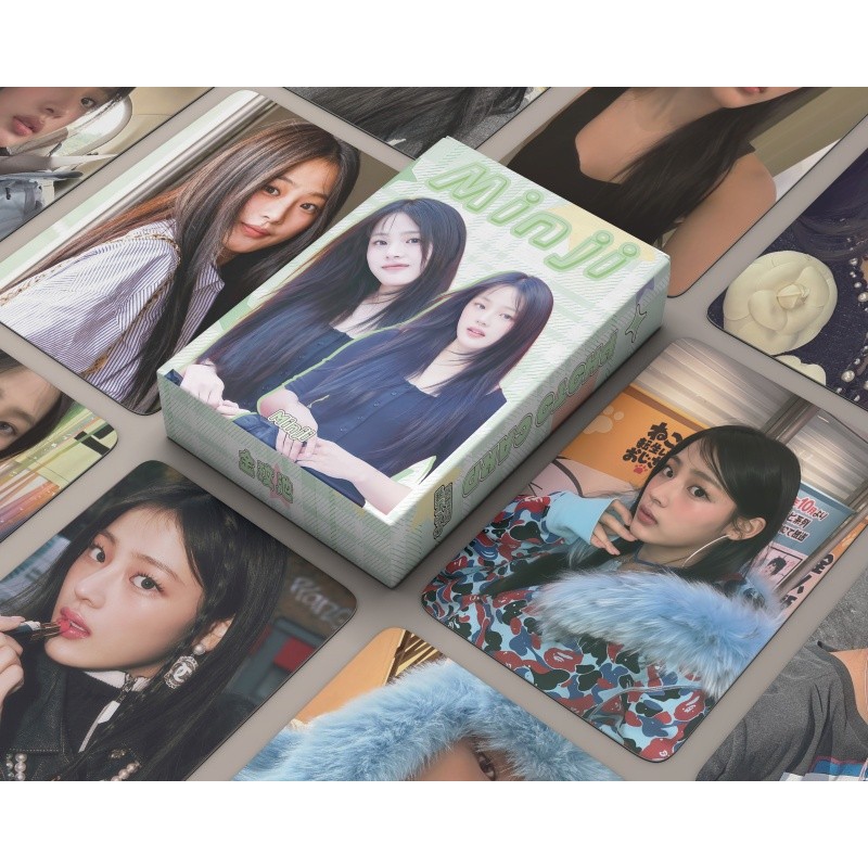 50-124pcs NJ เลเซอร์โฮโลแกรม Lomo การ์ด 2nd Anniversary How Sweet อัลบั้ม Photocards BUNIES CAMP CLUB HANNIELLE HYEIN Minji HAERIN Solo Holographic โปสการ์ด