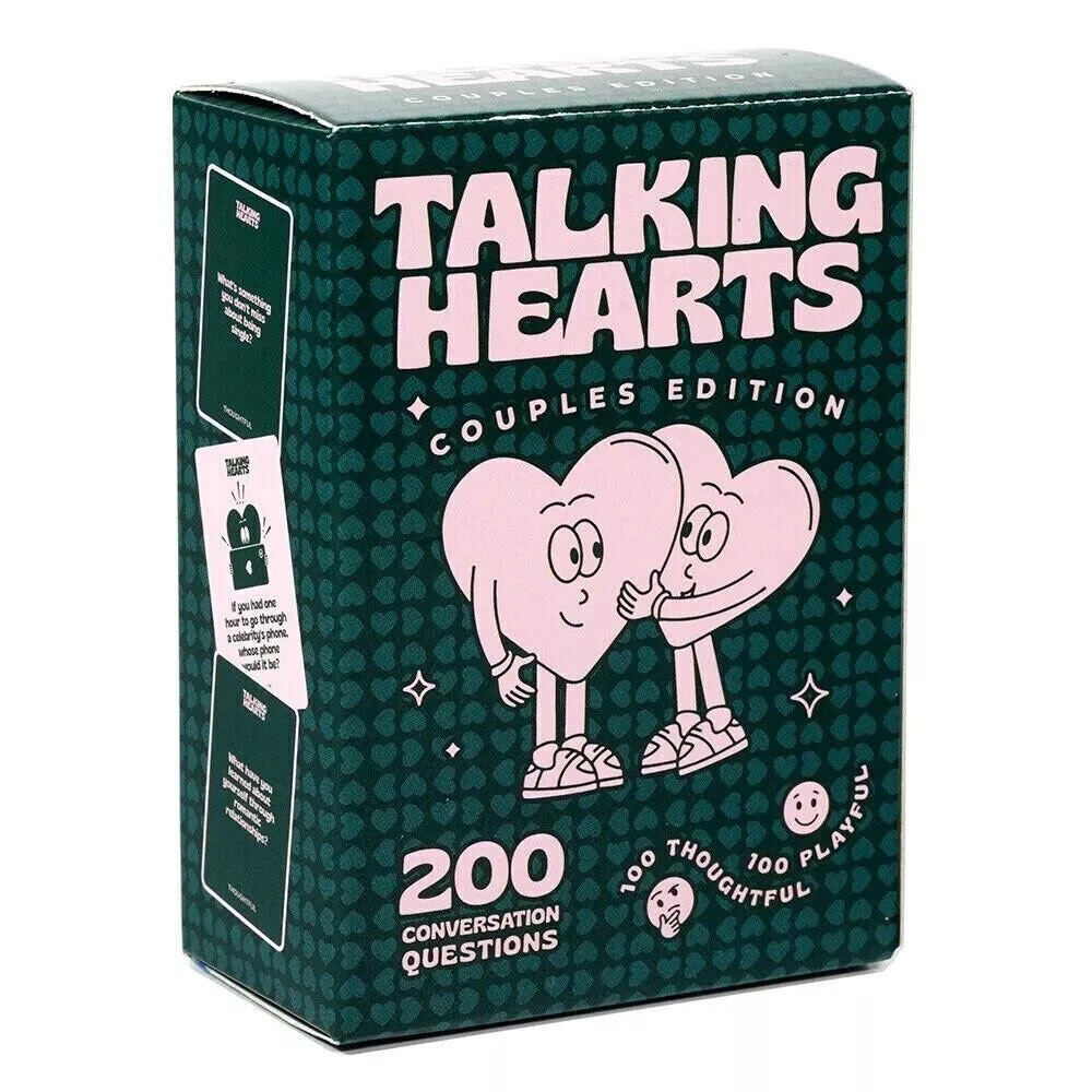 Talking Hearts Conversation Cards Couple Card Game for Date Nights Adventures