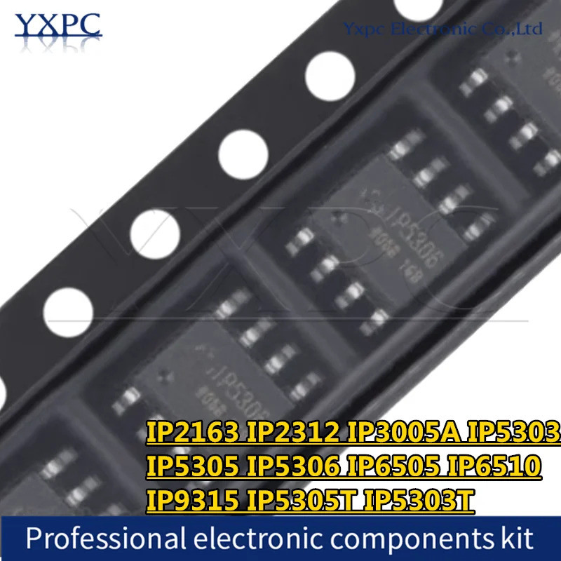 1-5PCS IP2163 IP2312 IP3005A IP5303 IP5305 IP5306 IP6505 IP6510 IP9315 IP5305T IP5303T ESOP8 ชิป