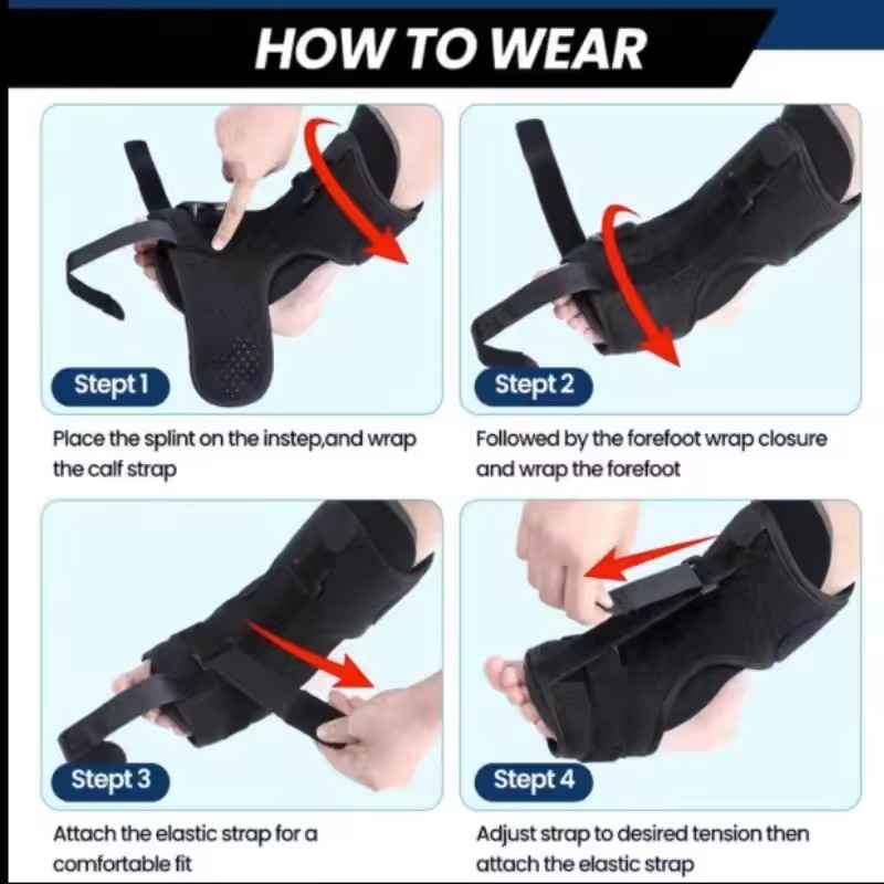 ที่พยุงข้อเท้า plantar fasciitis night splint อุปกรณ์ช่วยป้องกันปลายเท้าตก ราคา ถูกที่สุด ดีลบีเคเค แกลเลอรีภาพที่ 7