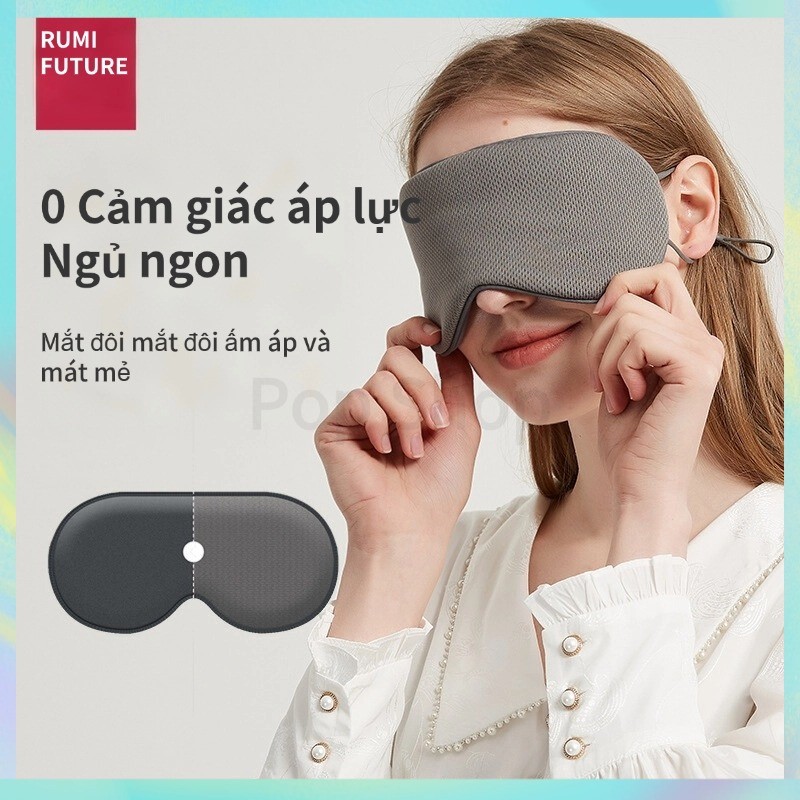 POP Premium Sleeping Eye Mask Sleeping Blindfold VEye Cover Sleeping Mask Sleeping Blindfold พร้อมเจ