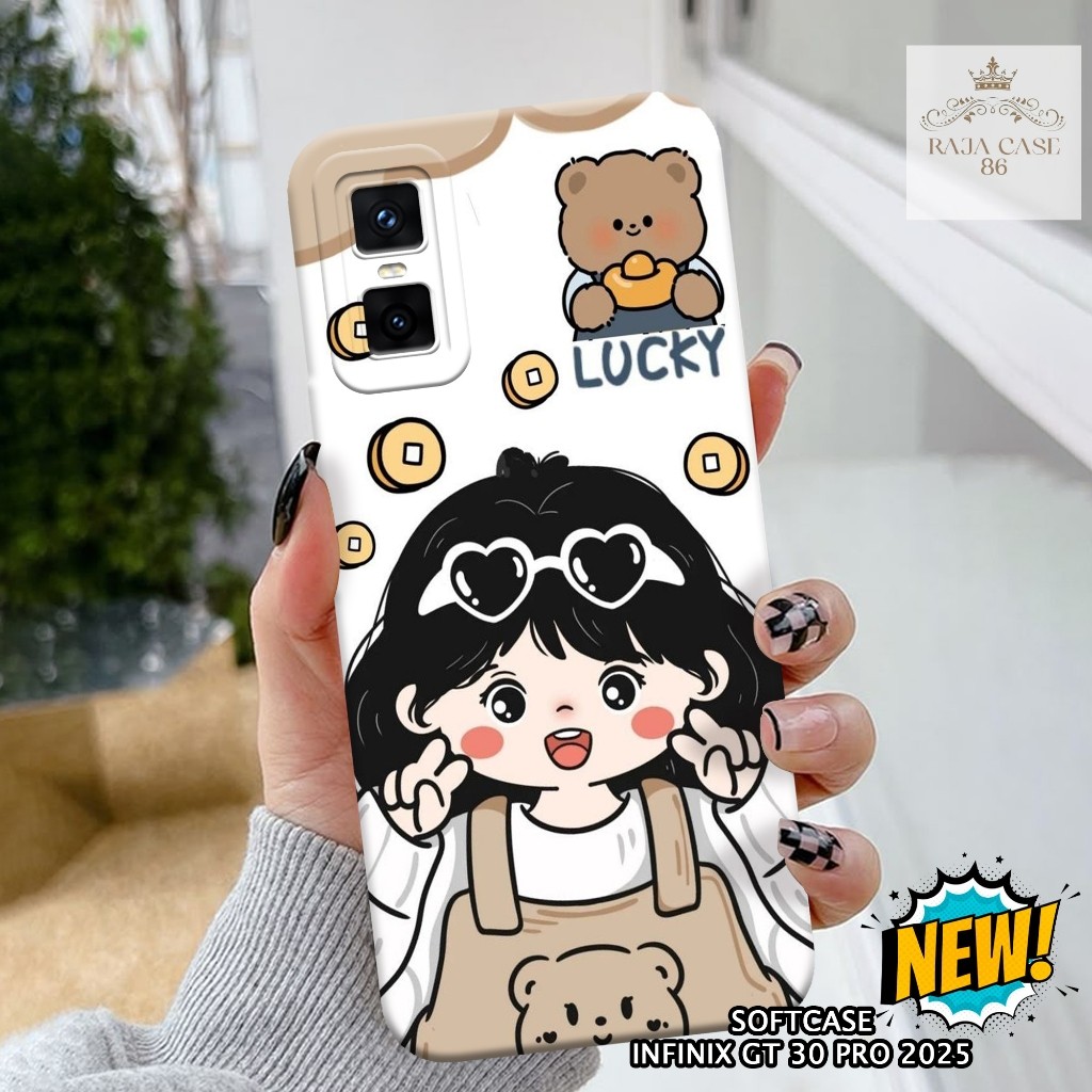 เคส HP Infinix GT 30 Pro - Rajacase - เคส Infinix GT 30 Pro - เคสการ์ตูน Motif - ฟิล์มกันรอยมือถือ -