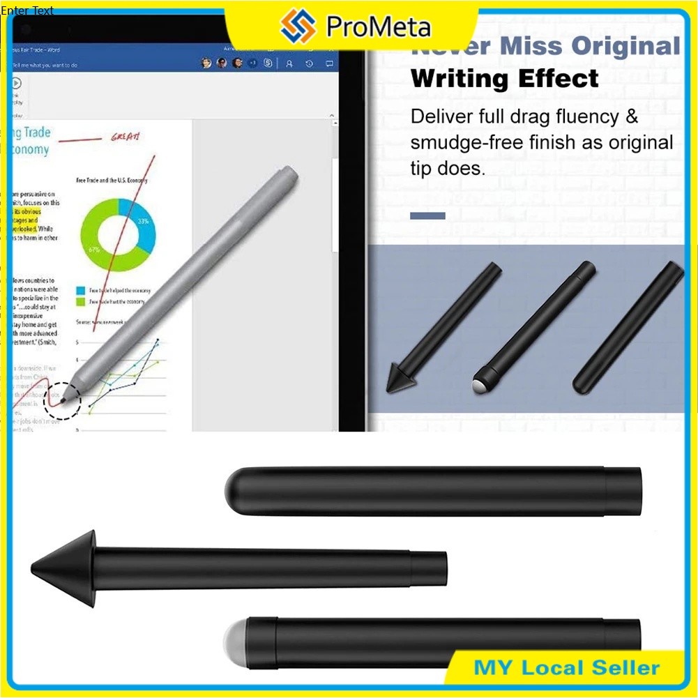 เคล็ดลับดินสอปากกาสําหรับ Microsoft Surface Go123 Pro8/7/6/5/4 Stylus Nibs HB 2H B ชุดเปลี่ยนรีฟิล