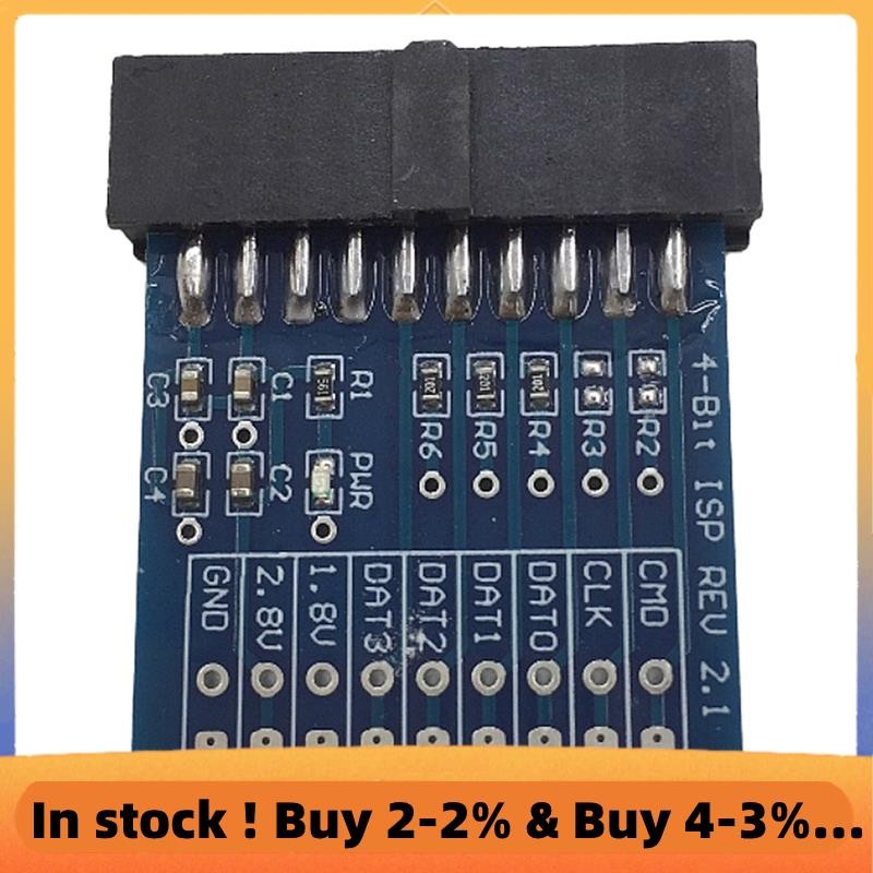 อะแดปเตอร์ใหม่ JTAG , ISP 4-BIT ISP REV 2.1 สําหรับ Easy Jtag Plus Box / เครื่องมือ ESAYJTAG