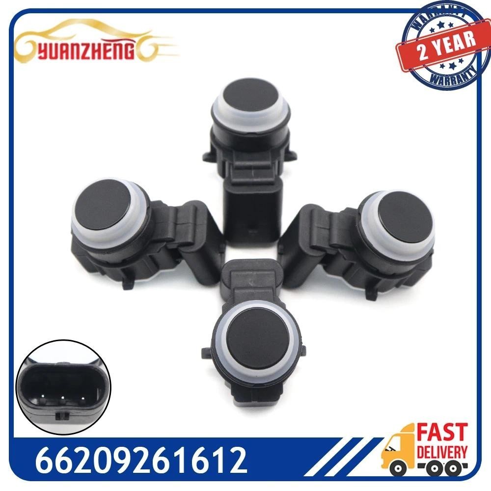 4ชิ้นใหม่สีดํา พีดีซี เซ็นเซอร์ที่จอดรถ 66209261612 สําหรับ BMW 228i 228iX 230i M2 M235i M240i M240i