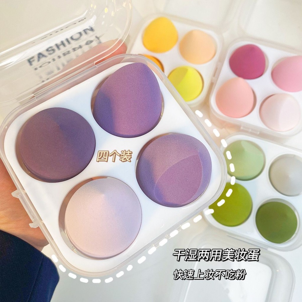 Do Not Eat Powder Makeup Must-Have Eggs Beauty Eggs ฟองน้ํานุ่มพิเศษ Wet Dry Air Cushion Makeup Eggs