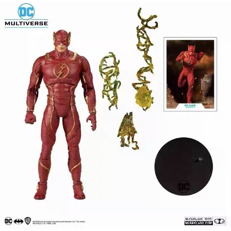 ยี่ห้อใหม่พร้อมสต็อก McFarlane McFarlane DC Comics Injustice League Flash 23cm Action Figure รูปตกแต