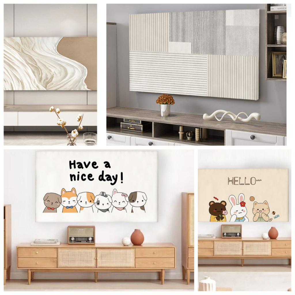 รวมทุกอย่างยืดหยุ่นทีวีฝุ่นปก32นิ้ว42นิ้ว43นิ้ว50นิ้ว55นิ้ว65นิ้วอุปกรณ์โทรทัศน์ครอบคลุม