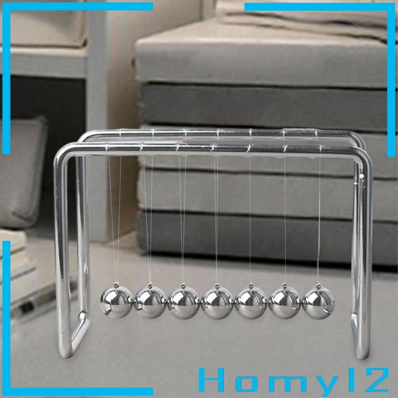[HOMYL2] Newton Cradle Pendulum Balls Newton Cradle Balance Balls เดสก์ท็อปแกว่ง Ball สําหรับของขวัญ