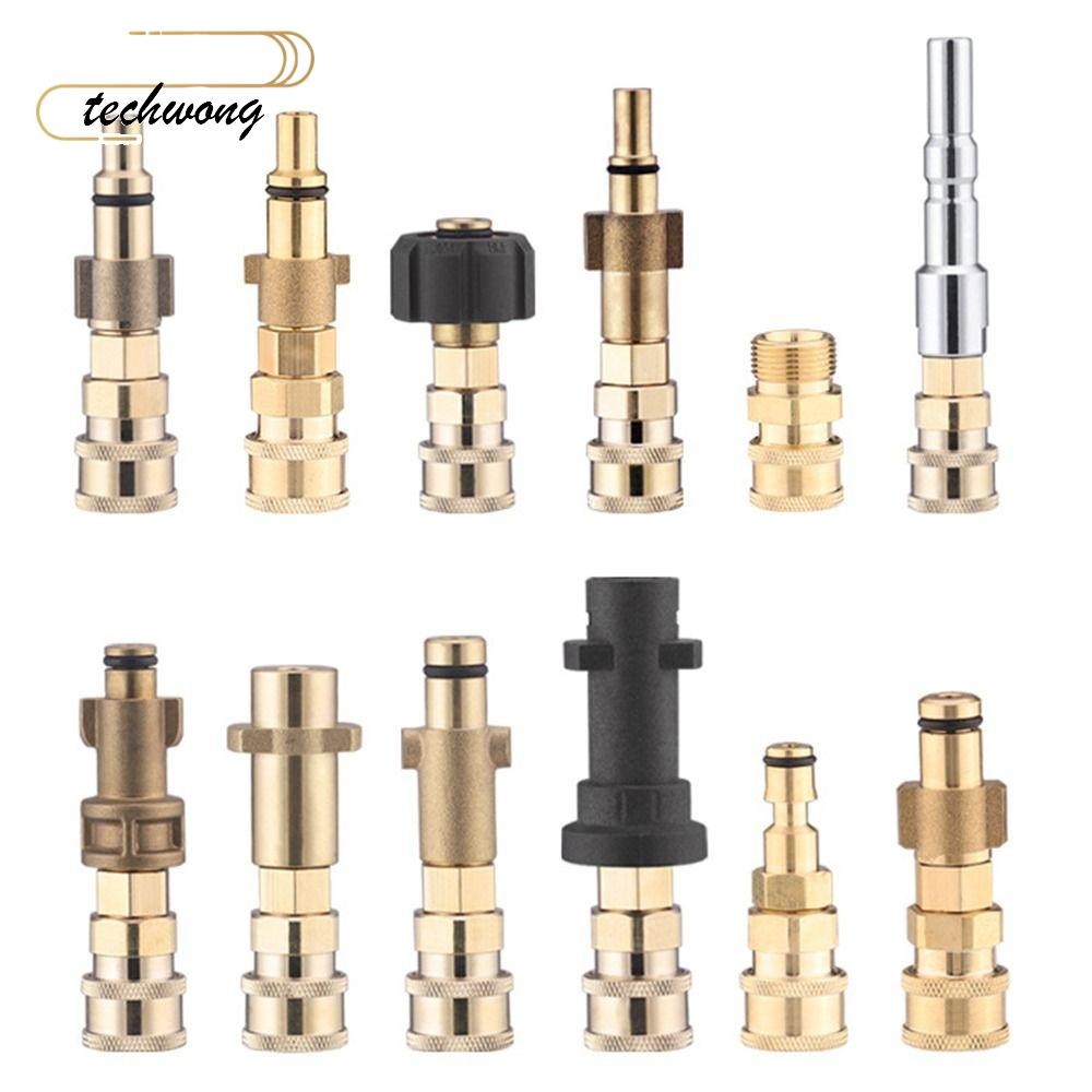 TECHWONG Quick Connector ทนทานสําหรับ Karcher 1/4 "Snow Foam Bayonet Adapter