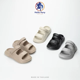 Hello Pony รุ่น MHM4010 รองเท้าแตะ ทรงมินิมอล รองเท้ารัดส้น แบบสวม แฟชั่น แฟชั่น พื้นหนานุ่ม กันลื่น EVA