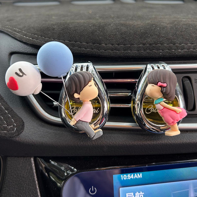 2025 น้ําหอมรถยนต์ใหม่น้ํามันหอมระเหยเครื่องปรับอากาศรถยนต์ ou2025新款车香水香 车空调出式风口瓶汽车内可爱久情件8.14