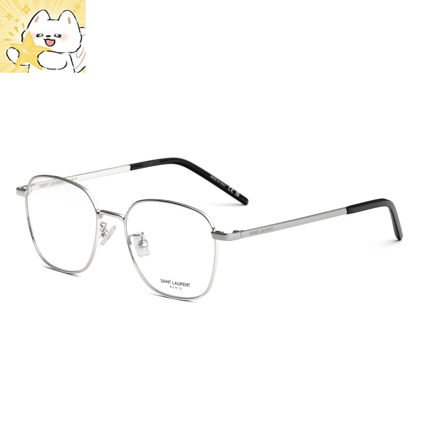 กรอบแว่นตา YSL รุ่น SL 646/F 002 SIZE 53 MM. (SILVER-SILVER-TRANSPARENT)