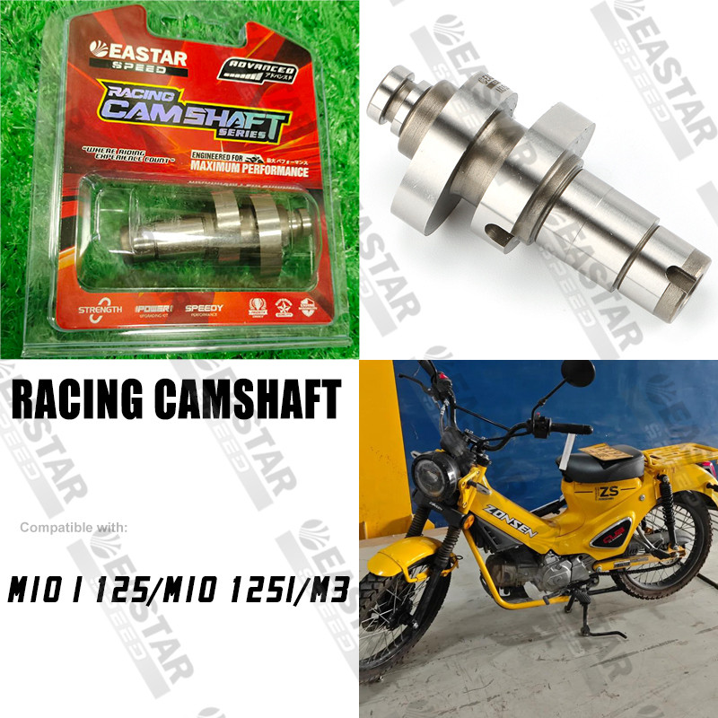 CAMSHAFT RACING MIO I 125 / MIO 125i / M3 - ยก 5.6 มม. เพิ่มกําลังและแรงบิด! อีสตาร์สปีด - รูปที่ 3