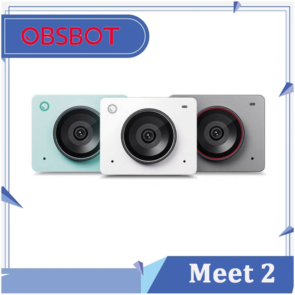 OBSBOT Meet 2 1080P/4K กล้องสตรีมมิ่งสด คอมพิวเตอร์เฉพาะ USB หัวกล้องการประชุมทางวิดีโอภายนอก