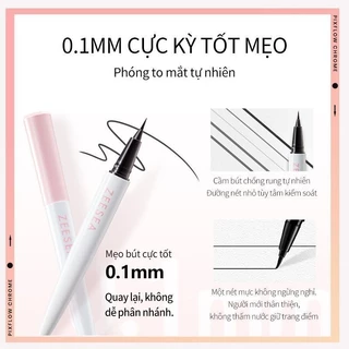 Bright Eye Outline Eyeliner Ultra-Fine ไม่เลอะง่ายถึงอายไลเนอร์ Natural Silky Smooth Beginner Eyeliner