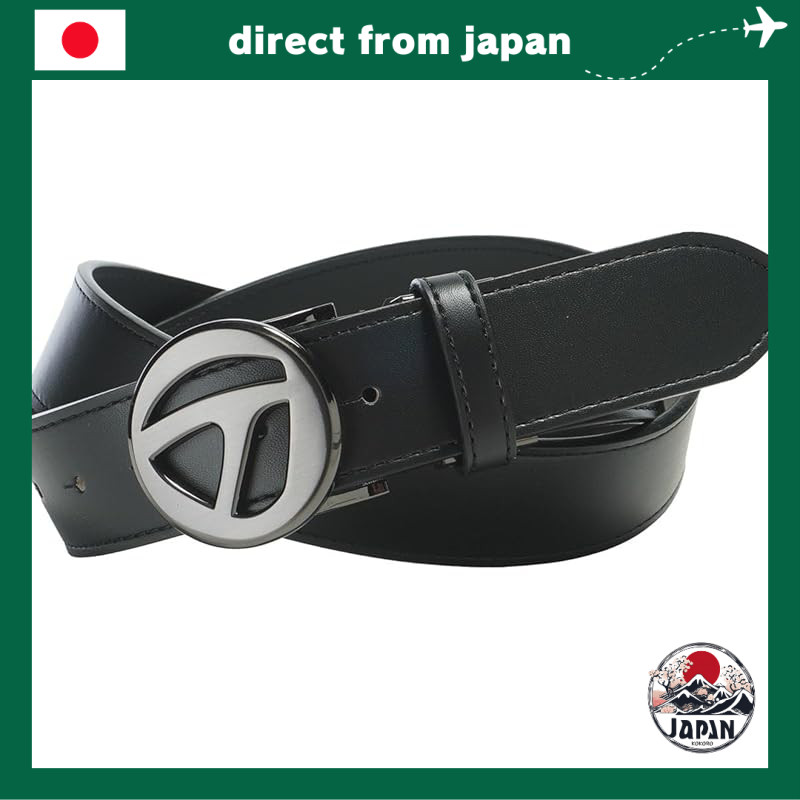 TAYLOR MADE M Circle T Buckle Belt - Free Size (Up to 95cm) - Men's - Available in White and Black -