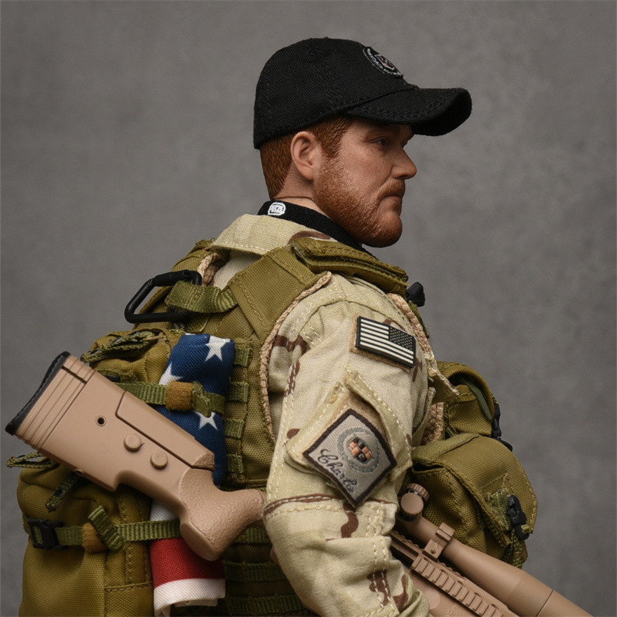 [Collection Boutique] Ready Stock Easy Simple 1/6 Chris Kyle Legend Reset Edition CK002R CK002DX