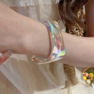 สร้อยข้อมืออะคริลิสไตล์แฟนตาซีสำหรับผู้หญิง ดีไซน์อเนกประสงค์ตกแต่งมือแบบใหม่