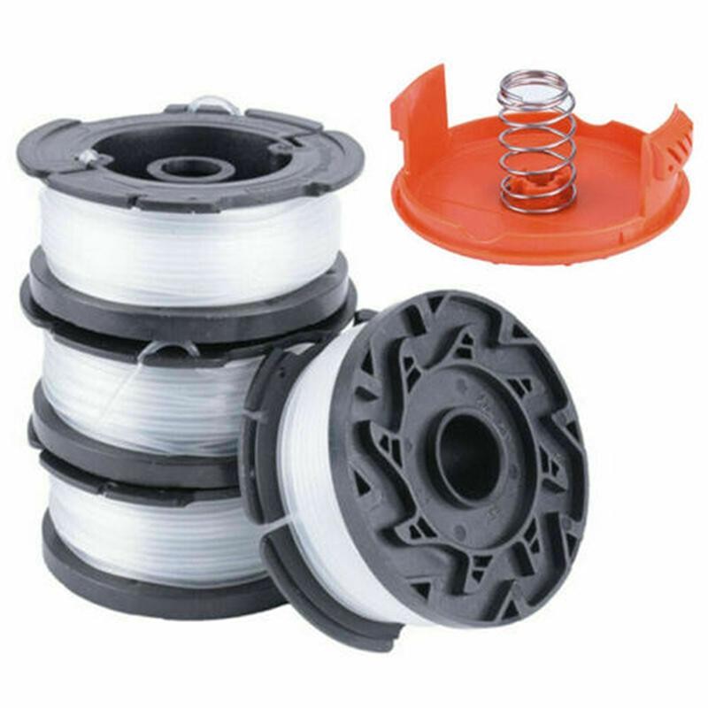 ^ ใหม่ ^ 4 ชิ้นหญ้า String Trimmer Spool Line Cap พร้อมเครื่องตัดหญ้าฤดูใบไม้ผลิสําหรับส่วนใหญ่ AF-1