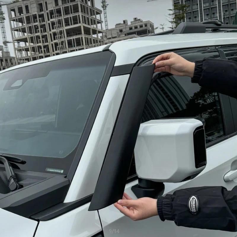 สําหรับ Lexus GX550 GX550H คอลัมน์แถบตกแต่งระบบกันสะเทือนหลังคาหน้าต่าง 24 + GX550 ด้านหน้าหยุดโพสต์