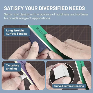 กระดาษทรายฟองน้ำ STEDI® Premium Sanding Sticks set ชุดละ 6 เบอร์เบอร์ละ 1 ชิ้น สำหรับขัดโมเดลให้เรียบ