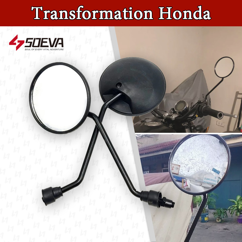 กระจกมองข้าง Transformation Motorcycle TMX 1 คู่ 10 มม. Honda