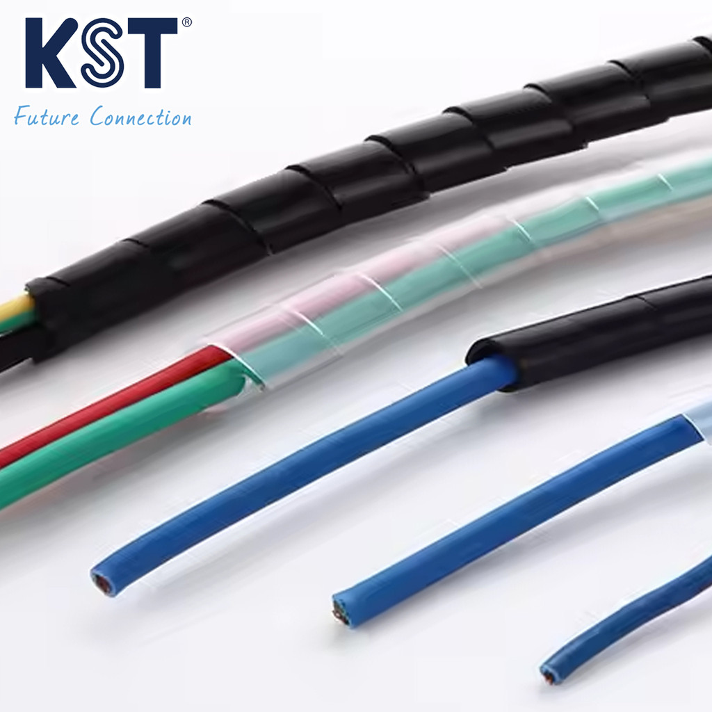 ไส้ไก่พันสายไฟ(ขาว/ดำ)Spiral Wrapping Band แพ็คละ 10 เมตร (หมดแล้วหมดเลย จำนวนจำกัด) - รูปที่ 3