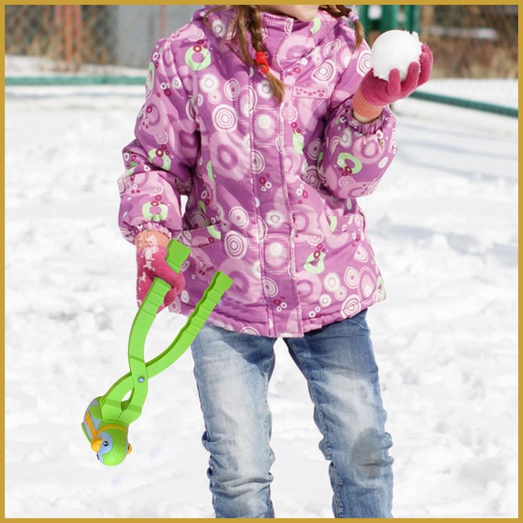 Snow Ball คลิปการ์ตูนลื่น Snow Ball แม่พิมพ์น่ารัก Snow Ball Shaper แบบพกพา Snow Ball Maker สําหรับก