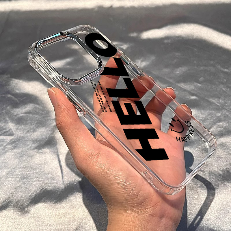 ความรู้สึกขั้นสูง จัดส่งจากประเทศไทย สถาปัตยกรรมคำ สำหรับ iphone เคสไอโฟน 13 12 11 PRO MAX 16 15 14 X XS MAX XR 7/8PLUS - รูปที่ 4