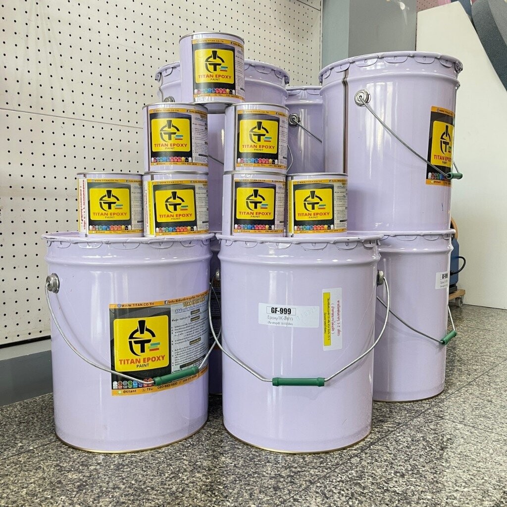 TITAN EPOXY PAINT สีอีพ็อกซี่ 1K สำหรับทาภายใน รับประกันจากผู้ผลิต