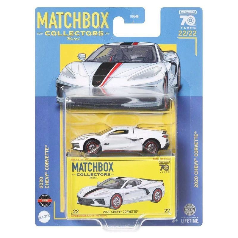 Matchbox matchbox matchbox Alloy Car Model 70th Anniversary Boutique Collector Series GBJ48-Corvette