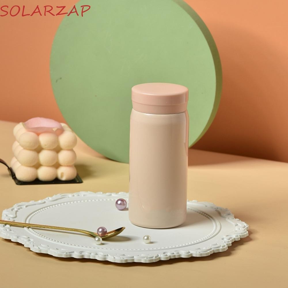 Solarzap กระติกน้ําร้อนขนาดเล็ก, 304 สแตนเลสสูญญากาศมินิพ็อกเก็ตถ้วย,น่ารัก 200ml/280ml ป้องกันการรั่วฉนวนกระติกน้ําร้อนถ้วยกลางแจ้ง