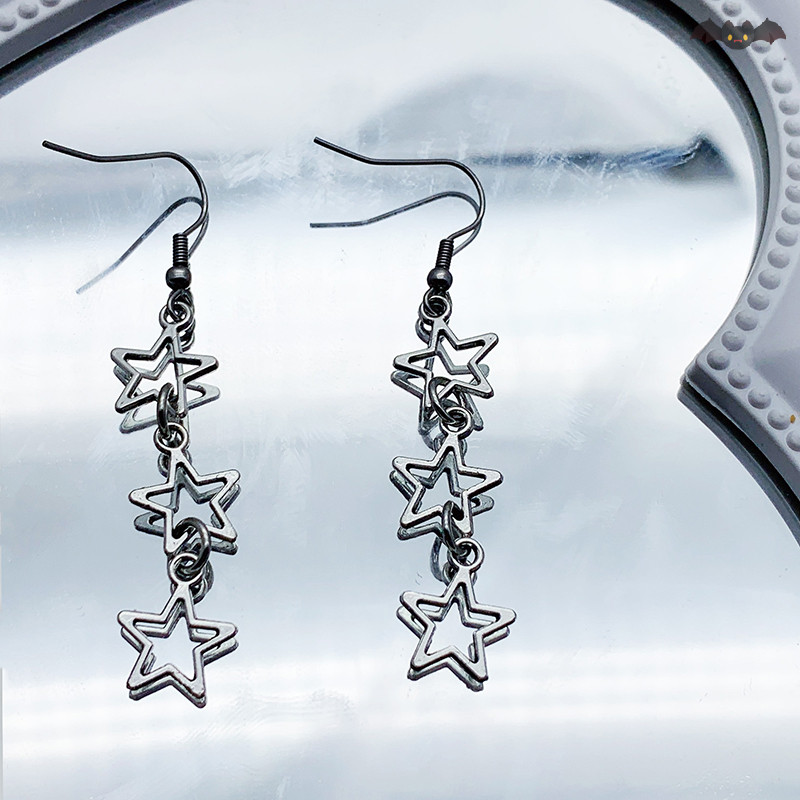 [PE] Y2k Star ต่างหู Star Goddess สร้อยคอดาวของขวัญโมเดิร์นดาว Charm ต่างหู Drop ต่างหู TH
