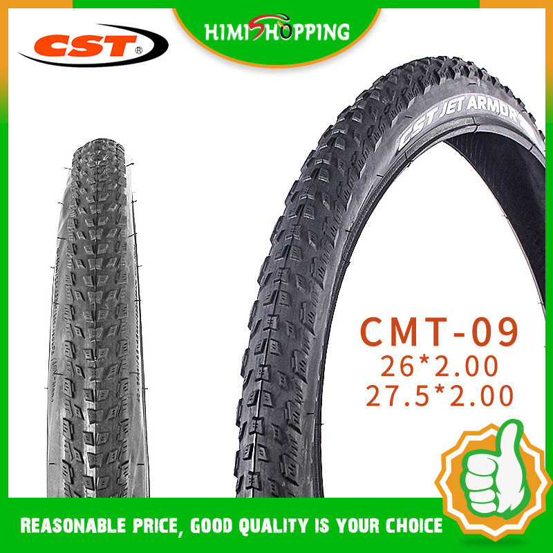 Available1pc CST ยางรถจักรยาน CMT-09 Tires MTB ยางรถจักรยาน 26/27.5 นิ้ว off-road ยาง 27.5X2.00 26X2