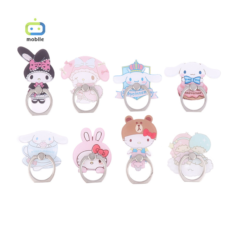 [maygood] ที่วางแหวนโทรศัพท์การ์ตูนน่ารักเคสโทรศัพท์มือถือขาตั้งแบบด้ามจับนิ้วสําหรับสมาร์ทโฟนแท็บเล็ตที่วางขาตั้งอุปกรณ์เสริม {TH}