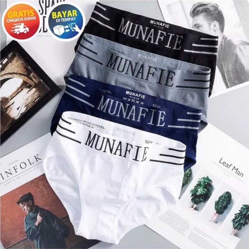 Munafie Man Boxer Sempak Underware Man วัสดุพรีเมี่ยม