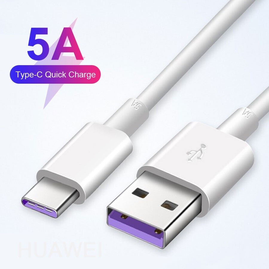 ไม่พังง่าย Huawei TypeC SuperCharge 5A. ชาร์จเร็ว ชาร์จด่วน P9 P10 P20 P30 P40 Mate10 Mate20 Mate30 
