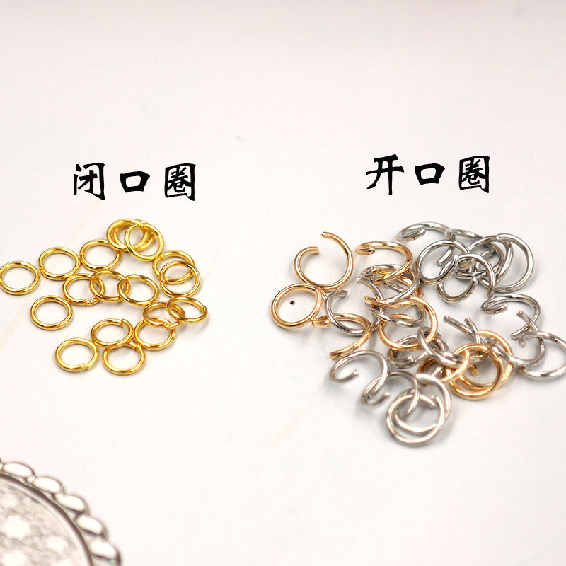 50ชิ้น/แพ็คโลหะเปิดแหวนเหล็กขนาดเล็กคแหวนสร้อยคอสร้อยข้อมือการเชื่อมต่อแหวนทําเองเครื่องประดับที่ทําด้วยมือจับคู่อุปกรณ์มัลติฟังก์ชั - รูปที่ 2