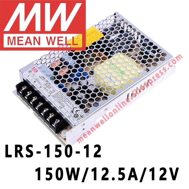 ✦Mean Well LRS-150-12 meanwell 12VDC/12.5A/150W Single Output Switching Power Supply online store