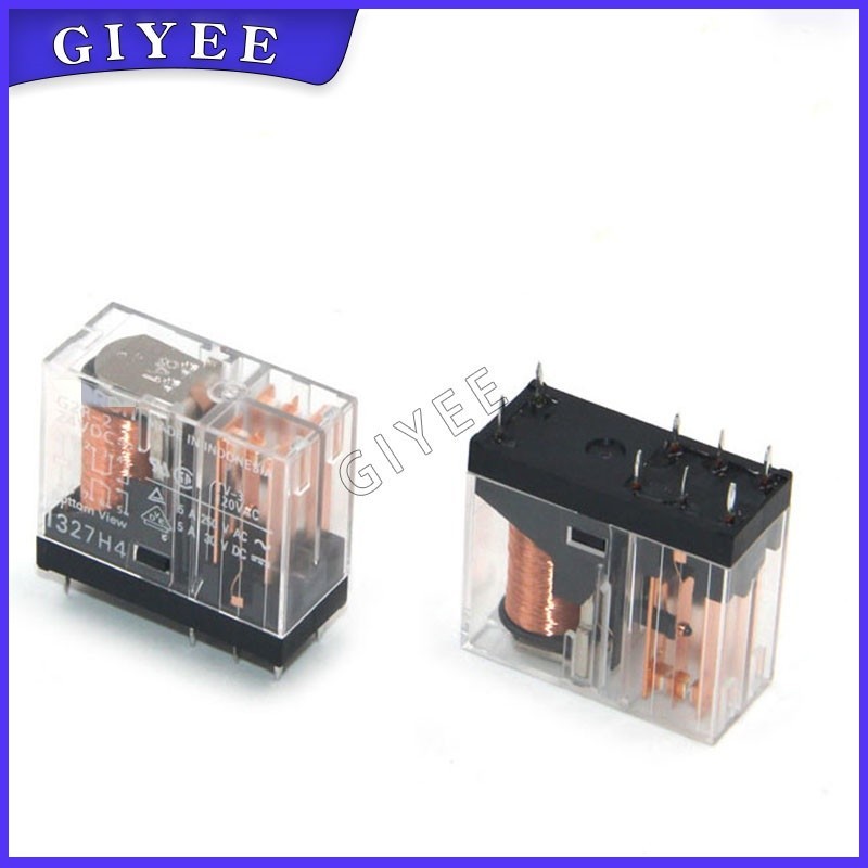 ✫5PCS RELAY G2R-2 12VDC G2R-2 24VDC  DC12V DC24V 5A 8PIN Brand new and original relay