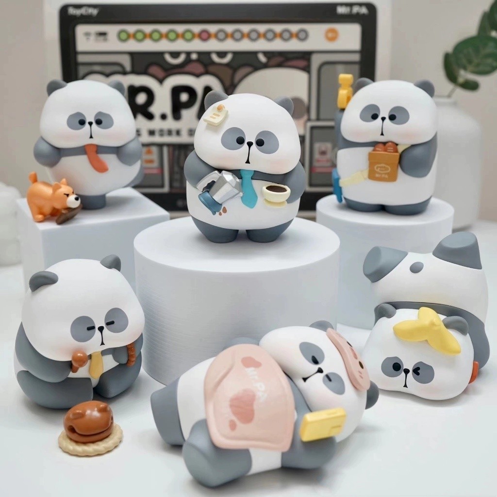 [Pre-order] Mr.pa work daily series ลิขสิทธิ์แท้ toycitys collection งานแพนด้า กล่องสุ่มของขวัญของเล่นแพนด้าน่ารัก