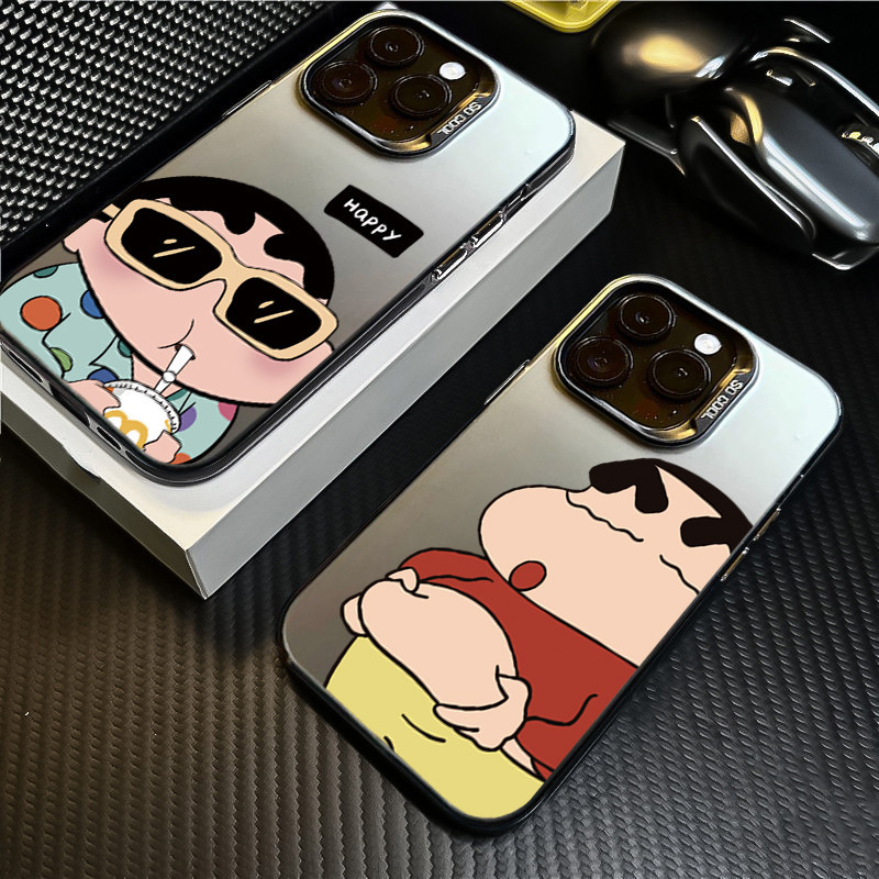 สําหรับ Xiaomi Mi 11 Lite 5G NE Mi 14 13 12T 13T Pro Poco F6 F5 X5 X6 M6 Pro 4G น่ารักการ์ตูน Crayon Xiaoxin IMD Luxury Matte Hard กันกระแทก