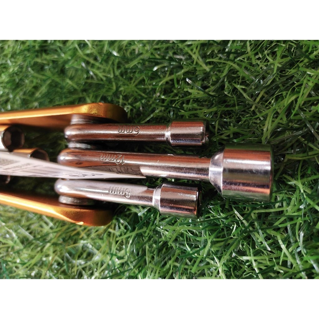 INGCO ประแจบล็อค 6 เหลี่ยม แบบพับเก็บได้ (6 ชิ้นชุด) รุ่น HFND0601( 6 Pcs Folding Nut Driver Set ) - รูปที่ 5