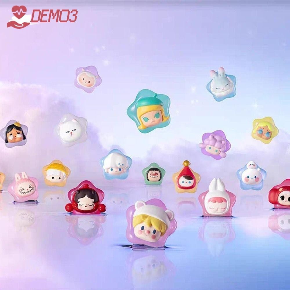 [DEMO3] อะนิเมะรูปการ์ตูน, Kawaii MOLLY Labubu CRYBABY กล่อง, แฟชั่น POPMART Pop Bean ฟองสบู่กล่องน่ารักของเล่นสําหรับเด็ก