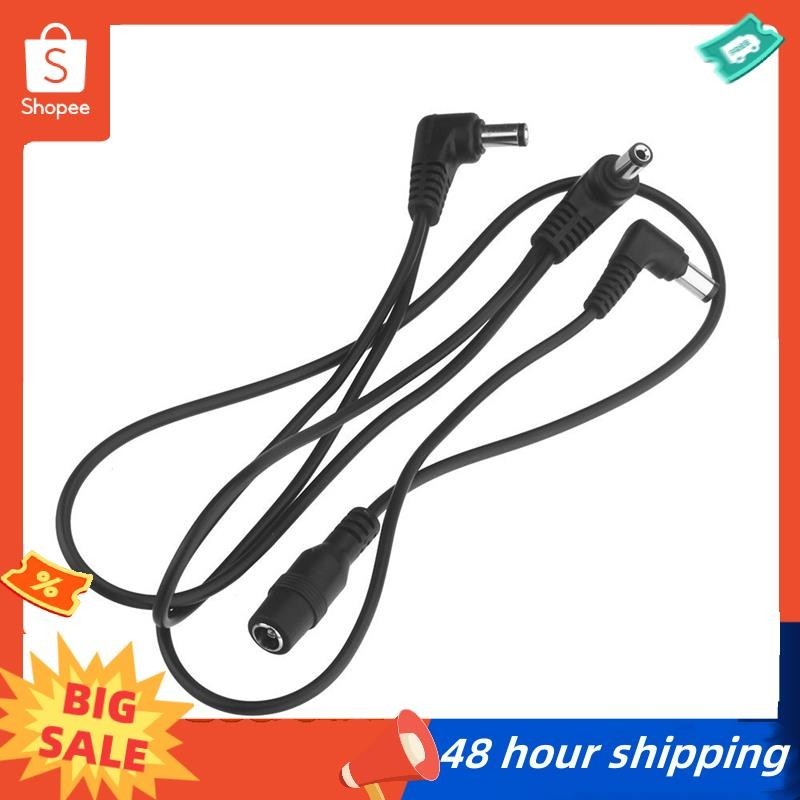 Vitoos 3 วิธี Electrode Daisy Chain Harness สายทองแดงสําหรับกีตาร์ Power Supply อะแดปเตอร์ Splitter 