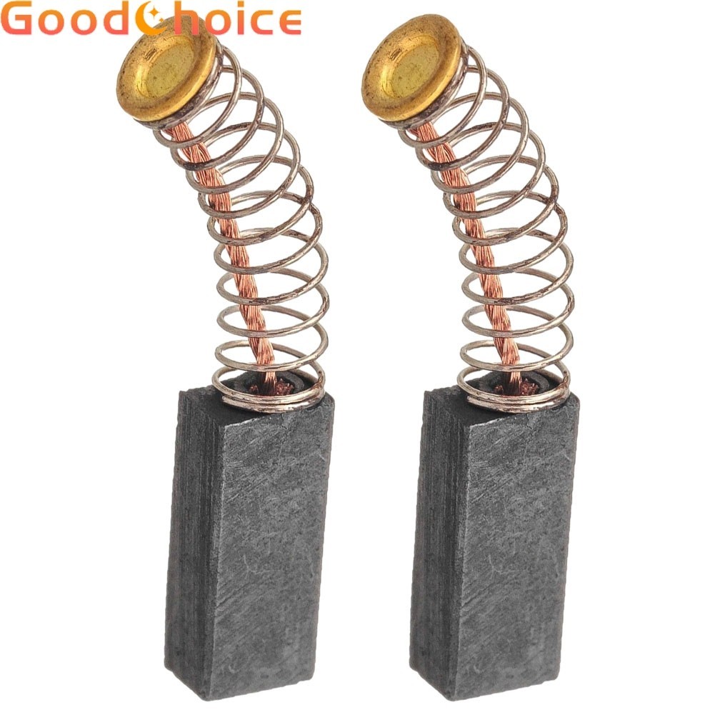 【Good】2pcs แปรงคาร์บอนสําหรับมอเตอร์ไฟฟ้า 13 มม. x 6 x 4 มม. อะไหล่ทดแทน
