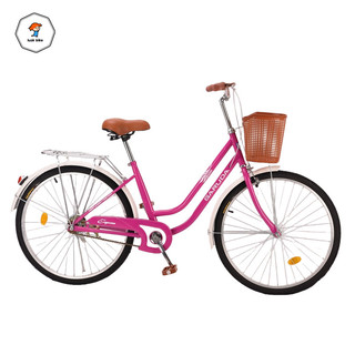 Garuda  Japanese Style 26Size bike city bike with basket internal cable sealed bearing